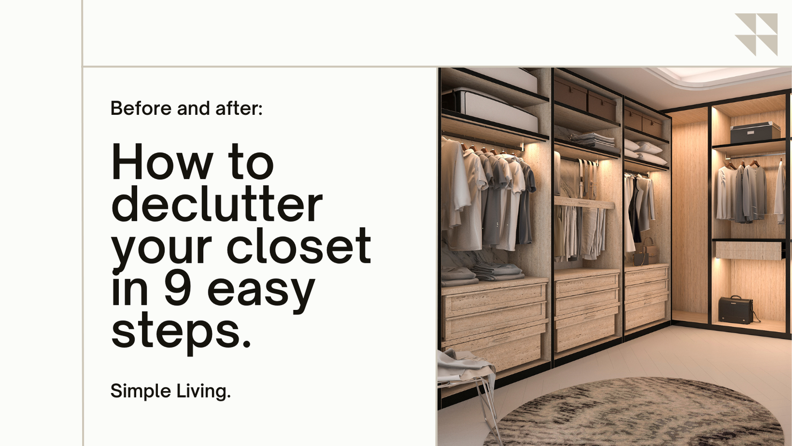 declutter your closet